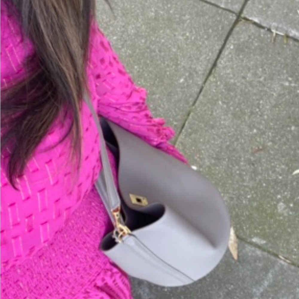 Elegant Pink Button-Down Dress